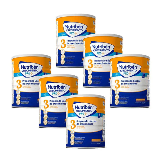 Nutribén Crescita Pro+ 3 Latte, 6 X 800 grammi