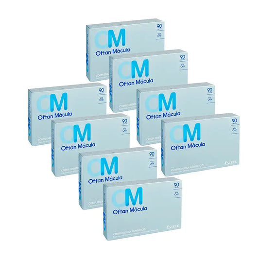 Confezione 8 Integratore alimentare Oftan Macula, 90 capsule