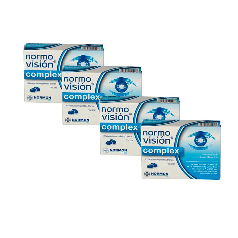 Confezione 4 Complesso Normovision, 30 capsule