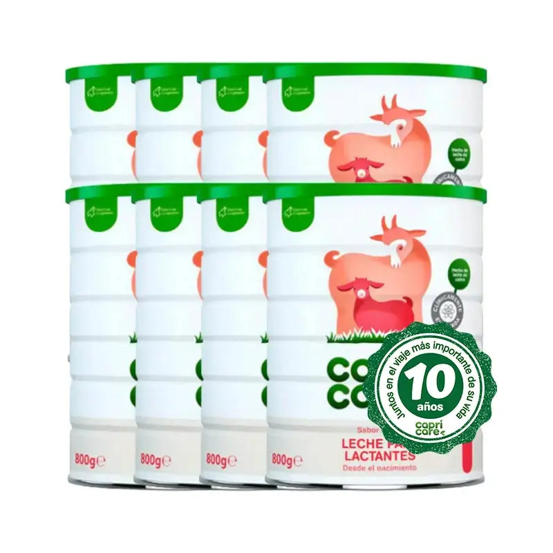 Capricare 1 Latte per lattanti, confezione da 8 X 800 g