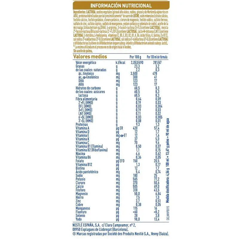 Nestlé Nan Supreme Pro 2 Latte Formula, 8X800 g