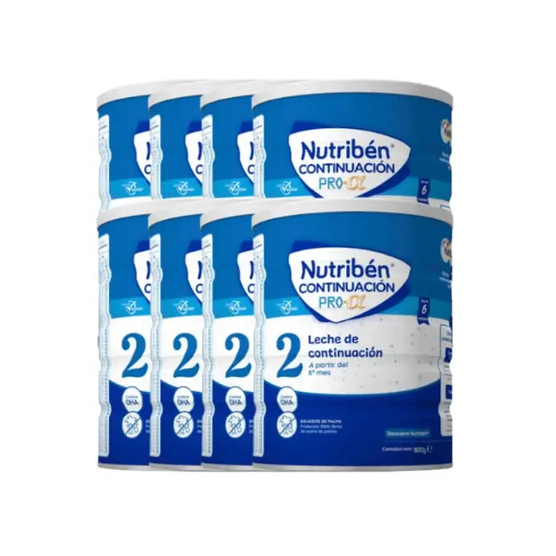Nutribén Pro-Alfa 2 Latte di proseguimento, 8 X 800 g