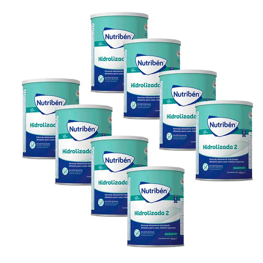 Nutribén Latte Idrolizzato 2 Continuazione, 8 X 400 g