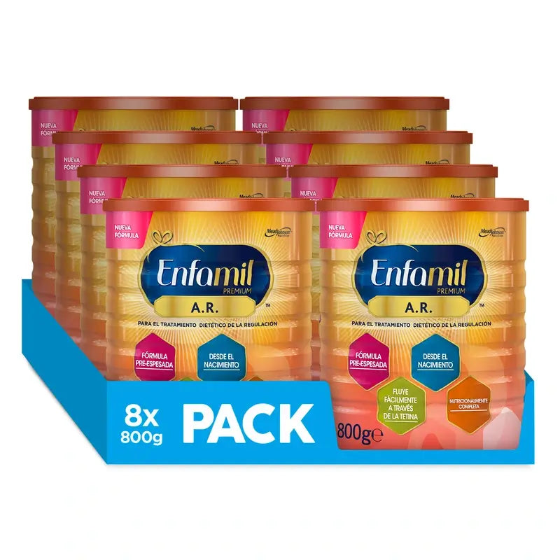 Enfamil A.R Formula per la gestione dietetica del rigurgito, 8 x 800 Gr.