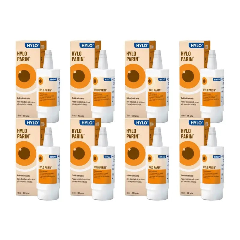 Hylo Parin Gocce oculari 10 ml, Confezione da 8