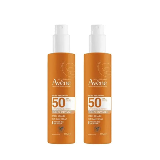 Avène Spray solare pelle sensibile SPF 50+ 2x200 ml