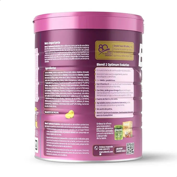 Blemil Optimum Evolution 2 Latte Formula, 8X800g