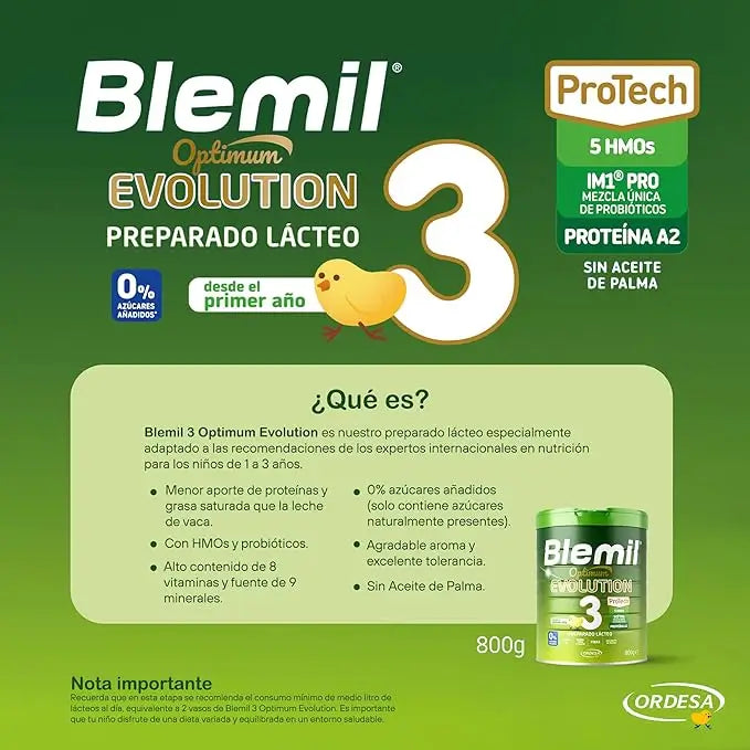 Blemil Optimum Evolution 3 Latte di crescita, 6X800g