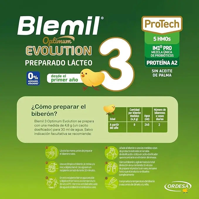 Blemil Optimum Evolution 3 Latte di crescita, 6X800g