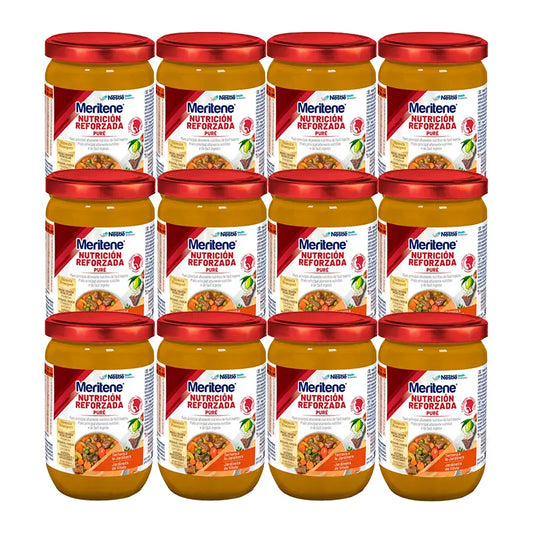 Purea di vitello Meritene, Confezione 12x300 gr.