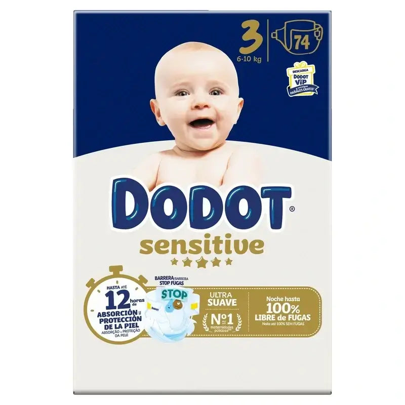 Dodot Sensitive taglia 3, 148 pannolini