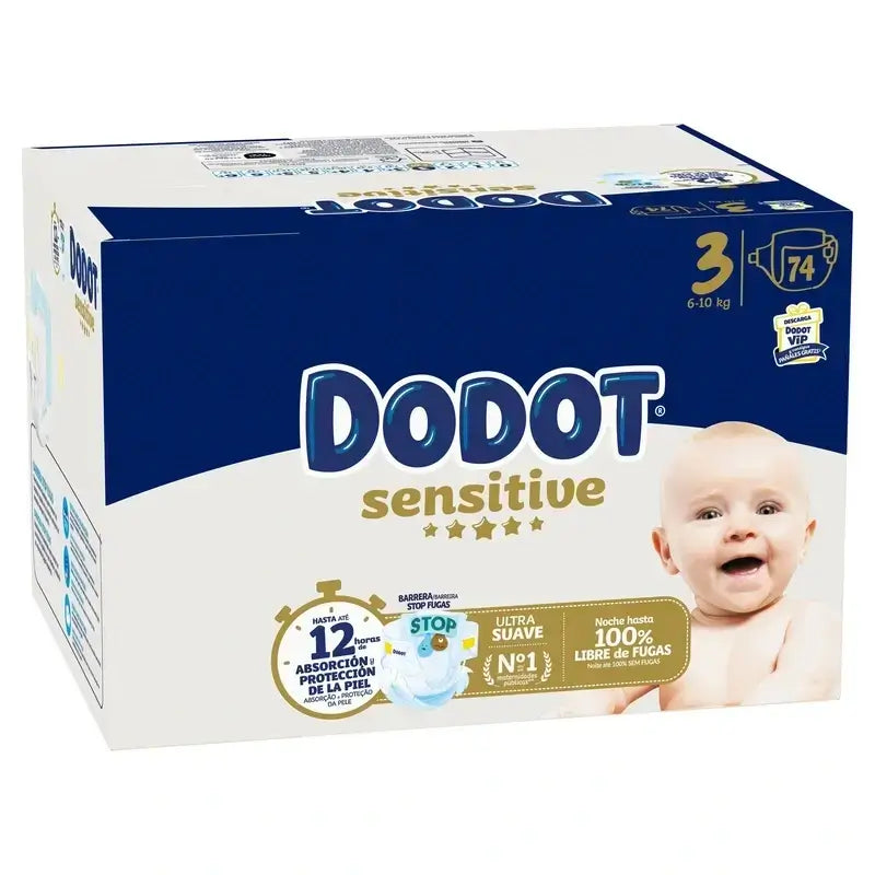 Dodot Sensitive taglia 3, 148 pannolini