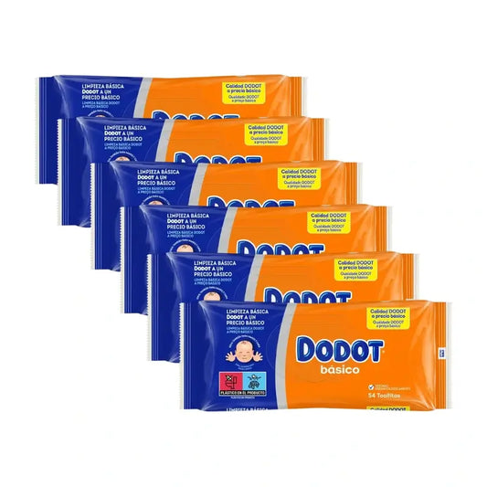 Salviette Dodot Basic, 6 x 54 (324 pezzi)