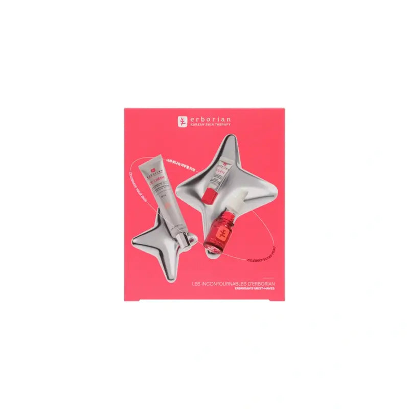 Confezione Erborian CC Crème + CC Eye + Skin Therapy Clair