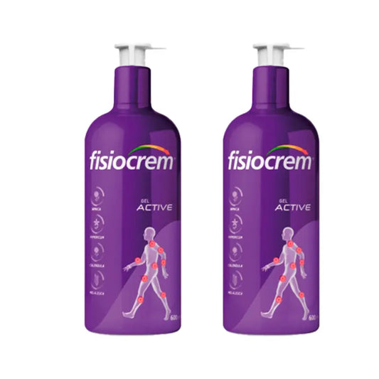 Fisiocrem Gel Active, Confezione 2x600 ml