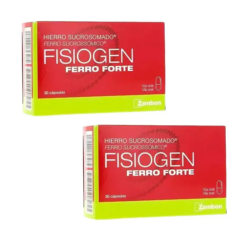 Fisiogen Ferro Forte, Confezione 2x30 Capsule