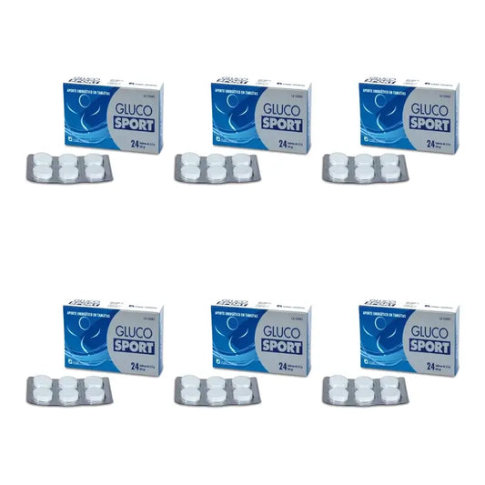 Glucosport Compresse da 2,5 g, 6 confezioni da 24 compresse