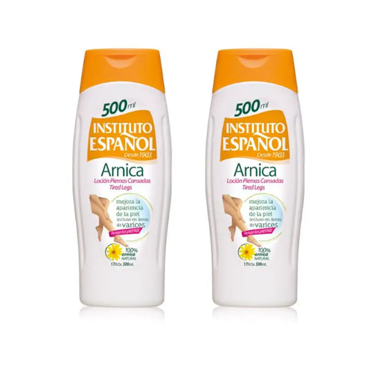 Confezione Instituto Español Tired Legs Arnica Lotion , 2x500 ml