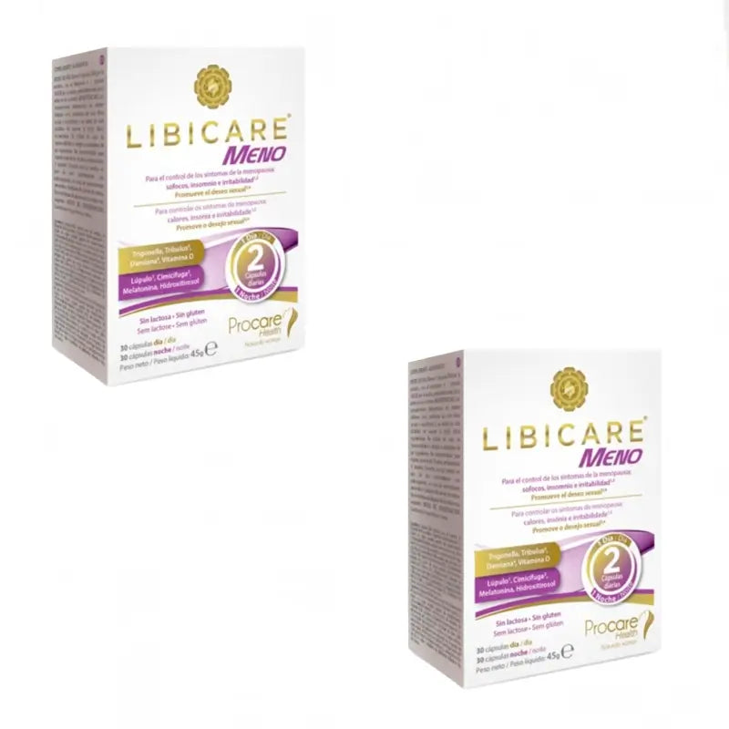 Libicare Meno, Confezione 2x60 Capsule