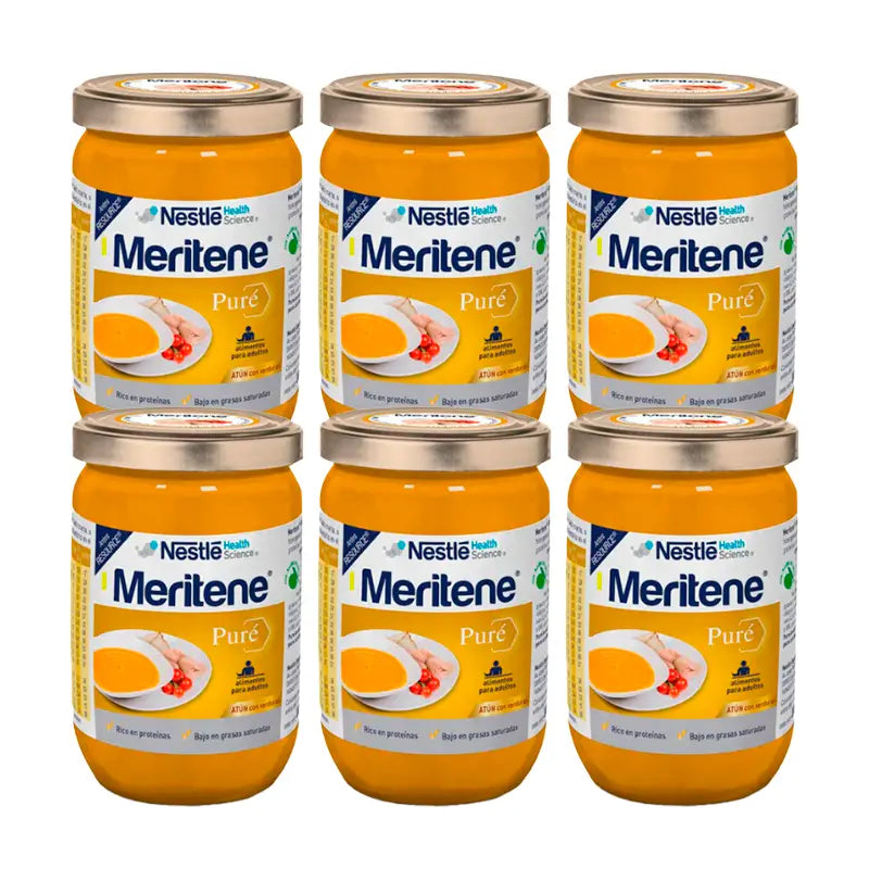 Meritene Purea di tonno con verdure, 6x300 g