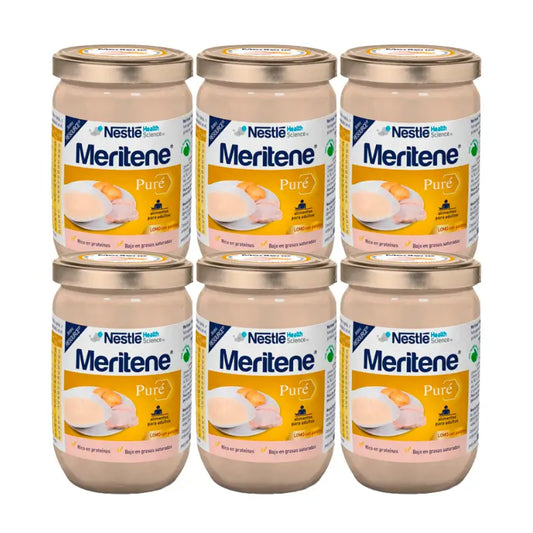 Meritene Purè di lonza di maiale con patate, Confezione 6x300 g