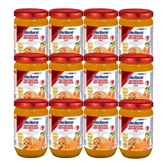 Meritene Pure Turkey con riso e carote, confezione 12x300g