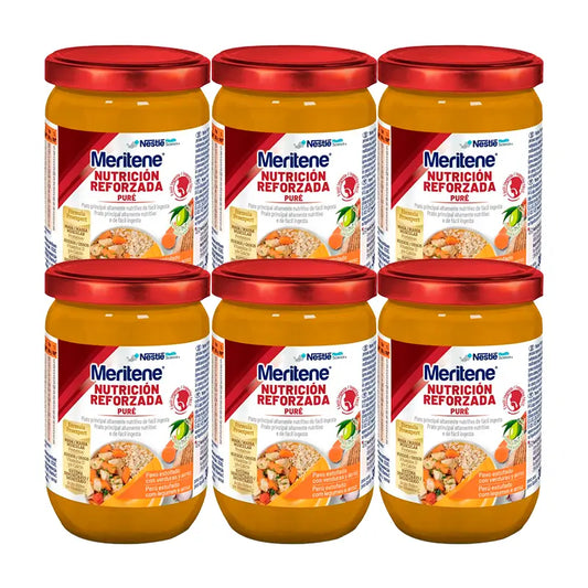 Meritene Pure Turkey con riso e carote, 6x300g