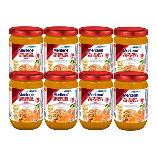 Meritene Pure Turkey con riso e carote, 8x300g