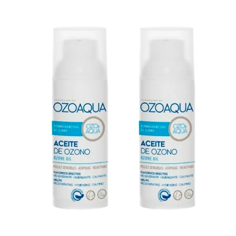 Confezione Olio di ozono Ozoaqua, 2x50 ml