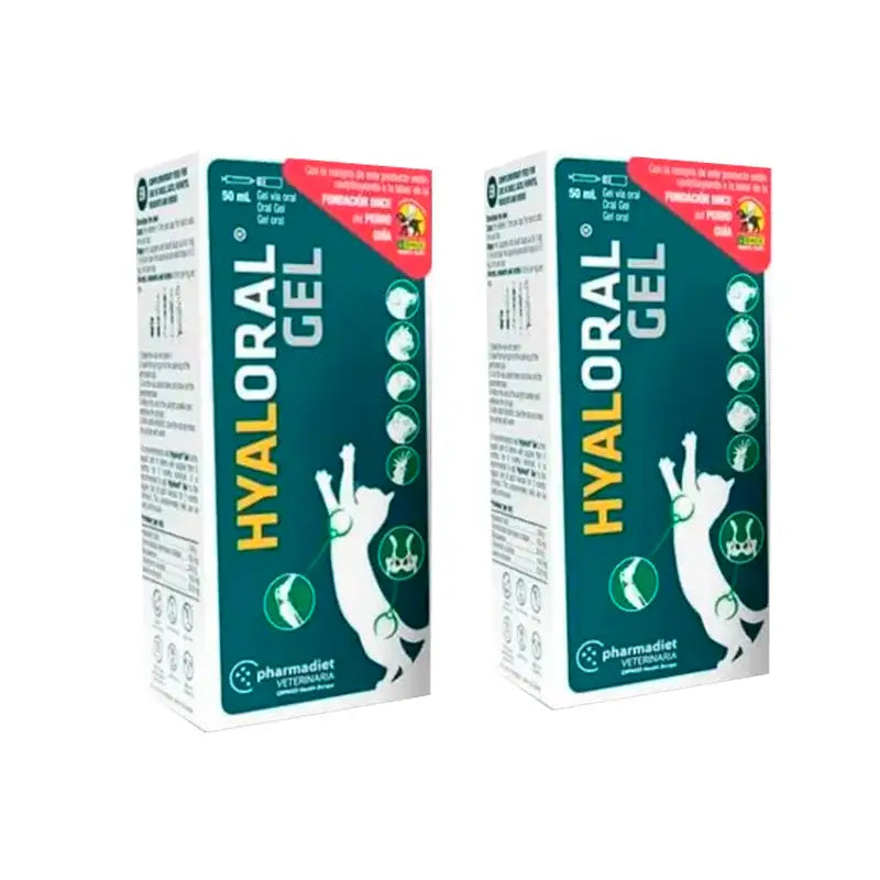 Pharmadiet Hyaloral Gel Cuccioli Gatti, Confezione 2 x 50 ml