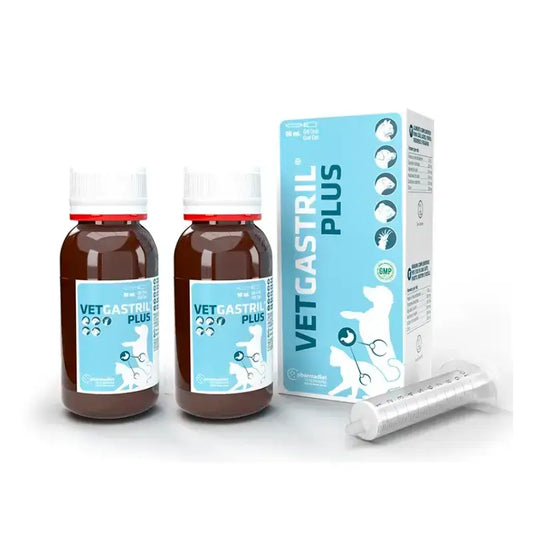 Pharmadiet Vetgastril Plus Protettore gastrico per cani e gatti, Confezione 2 x 50 ml