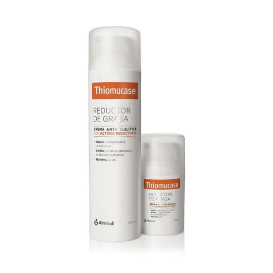 Confezione Thiomucase Crema Anti-Cellulite Riduttore di Grasso 200 ml + Crema Anti-Cellulite 50 ml
