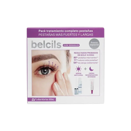Belcils Pacchetto completo per il trattamento delle ciglia Siero anti-caduta e Crema rigenerante intensiva