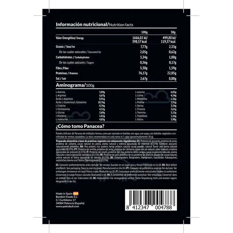 Paleobull Amaltea Proteine Isolate al Cioccolato 350Gr.