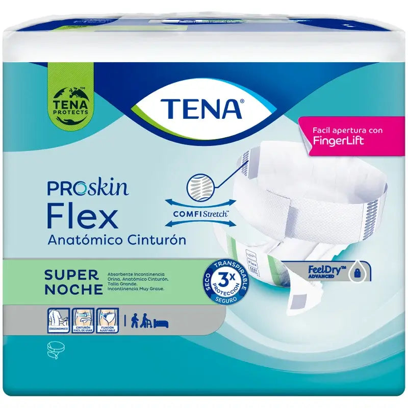 Tena Flex Pannolino Proskin Super Large Super Night, 80 pz.