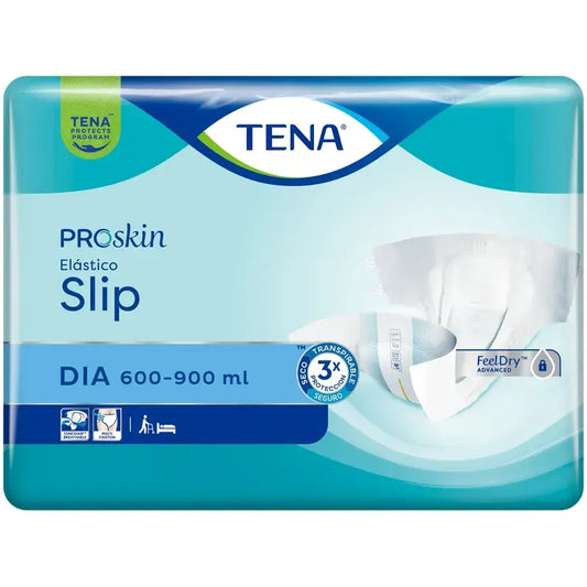 Tena Proskin Pannolino Slip Elastico Piccolo Giorno , 80 unità