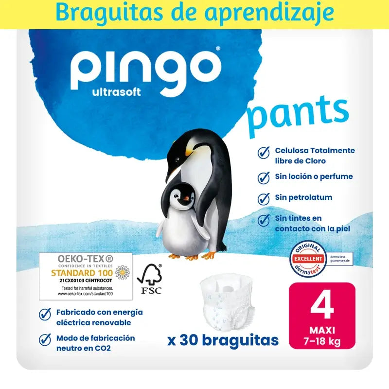 Pingo Nappy Nappy Wipes Size 4 (7-18 kg), 30 pcs.