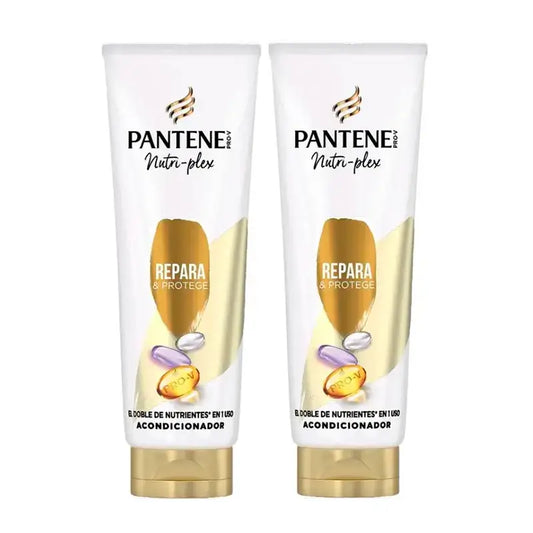 Pantene Nutri Plex Balsamo Ripara e Protegge, Confezione da 2 x 325 ml