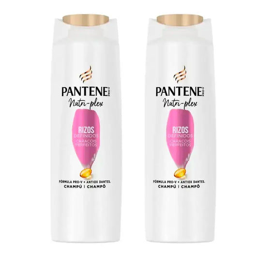 Pantene Nutri Plex Shampoo Ricci, confezione da 2 x385ml