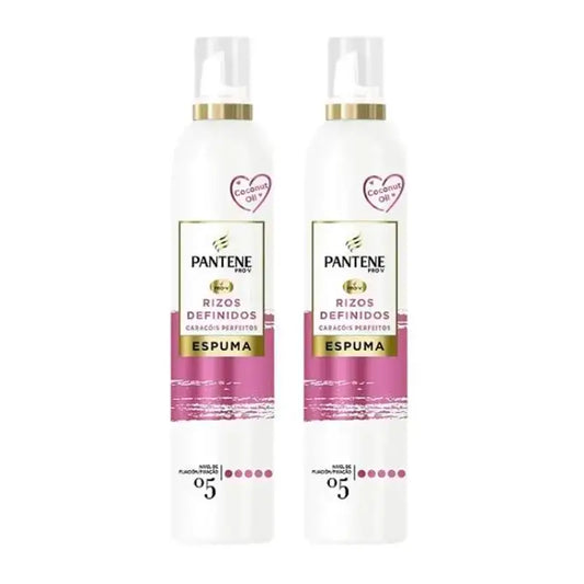 Pantene Pro-V Mousse per capelli nutriente ricci perfetti, confezione da 2 x 300 ml