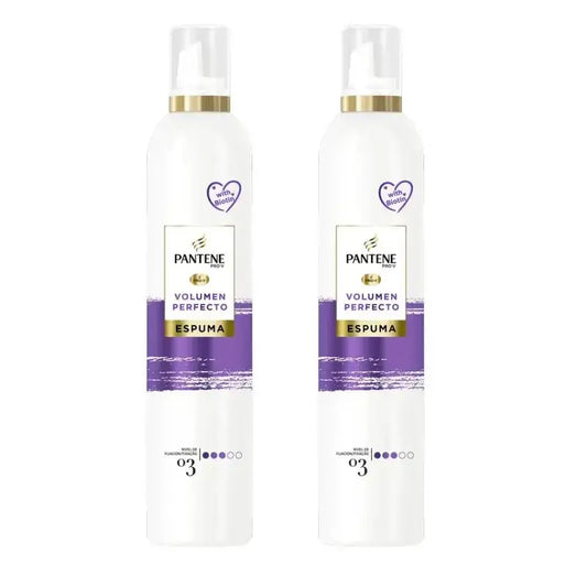 Pantene Pro-V Schiuma Nutriente Volume Perfetto, Confezione 2 x 300 Ml