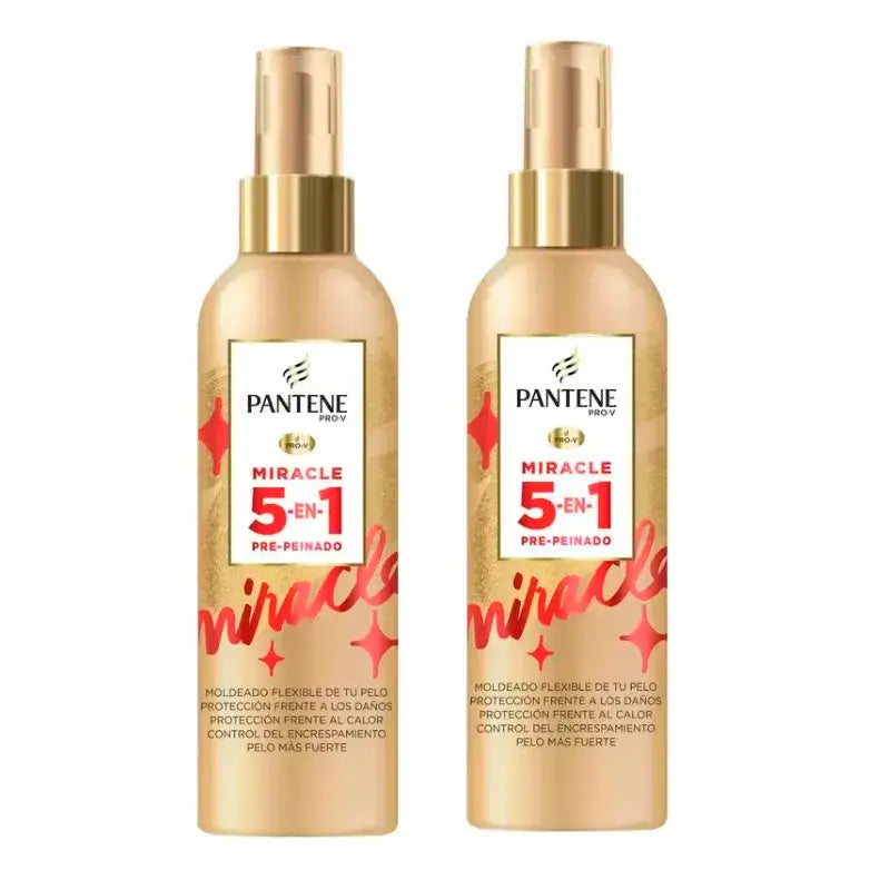 Pantene Pro-V Miracle 5 In 1 Pre-Style Spray, Confezione 2 x 200 Ml