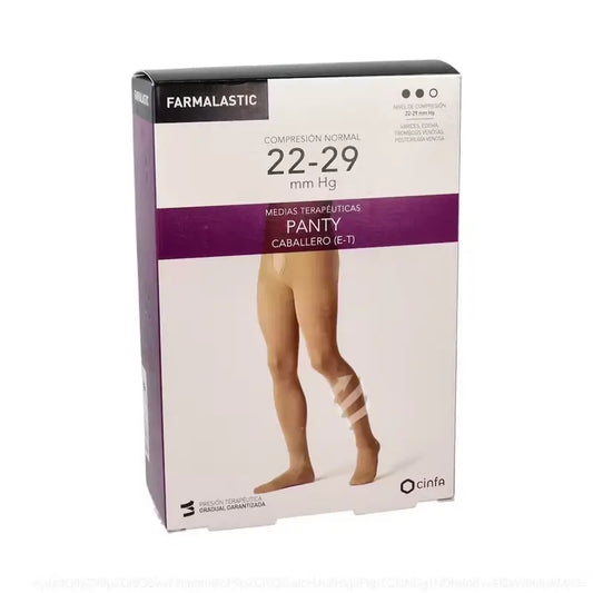Farmalastic Collant a compressione normale da uomo, taglia M