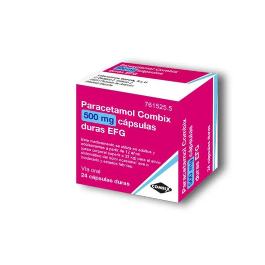 Combix Paracetamolo Efg 500 mg, 24 capsule