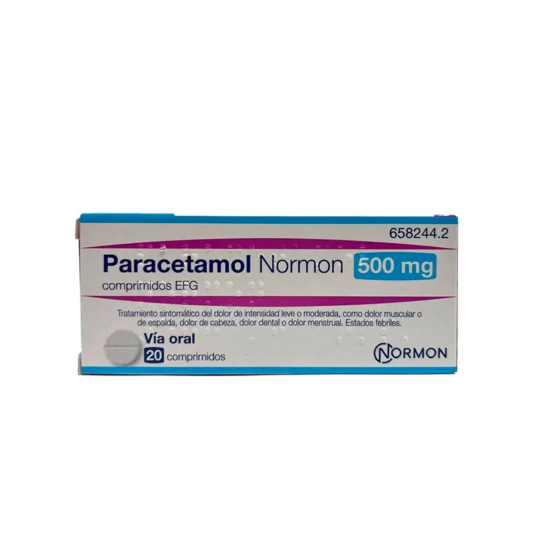 Paracetamolo Normon EFG 500 mg, 20 Compresse