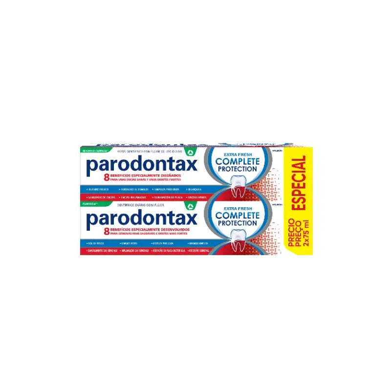 Parodontax Pack Dentifricio Protezione Completa, 2x75 ml