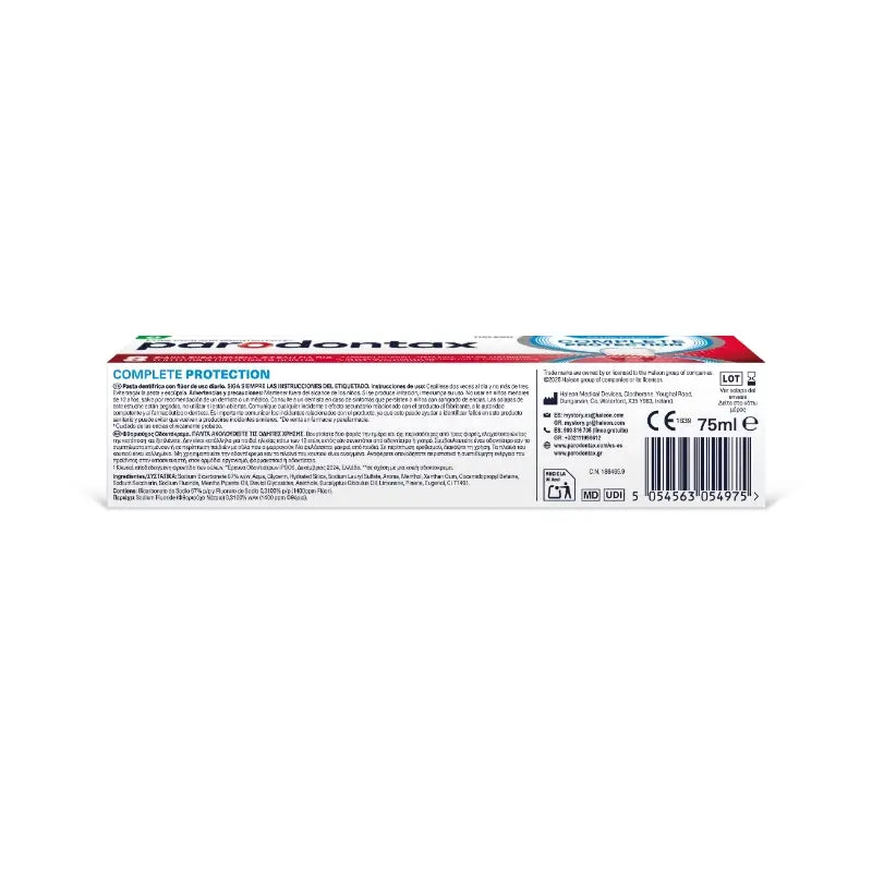 Parodontax Dentifricio a protezione completa per la cura delle gengive, 75 ml