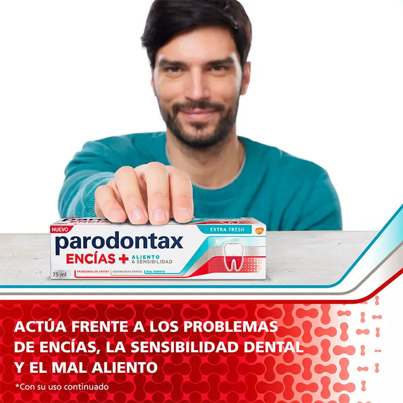 Parodontax Extra Fresh Sensitivity Gum Dentifricio, 75 ml