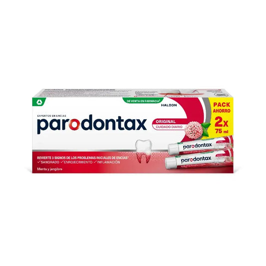 Parodontax Dentifricio alle erbe Dentifricio originale per la cura delle gengive, 2x75 ml