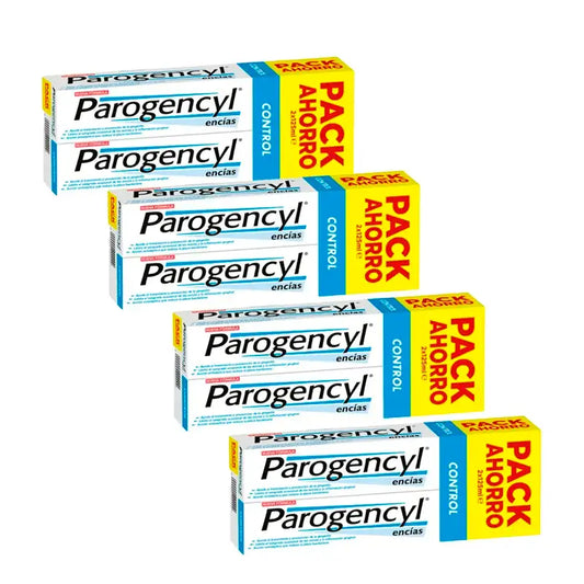 Parogencyl Duplo Control, confezione 4 x 2x125 ml